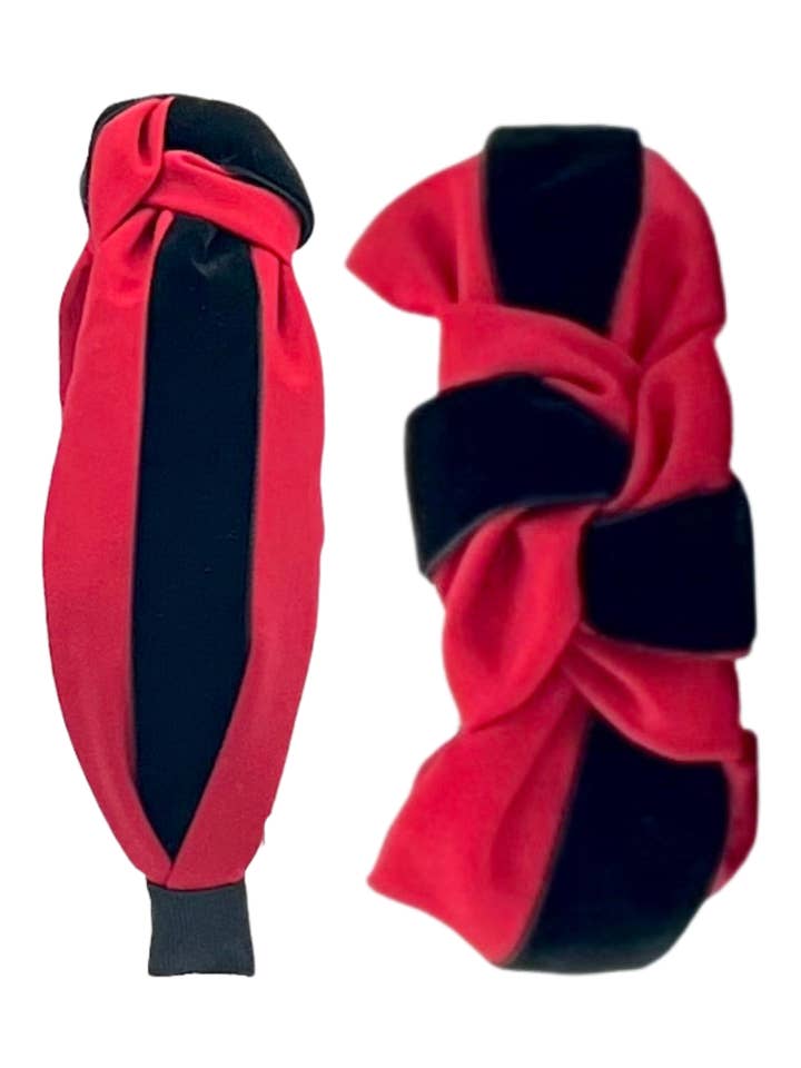 Schwarzer Samt auf Rot für den Großhandel von Pretty Happies