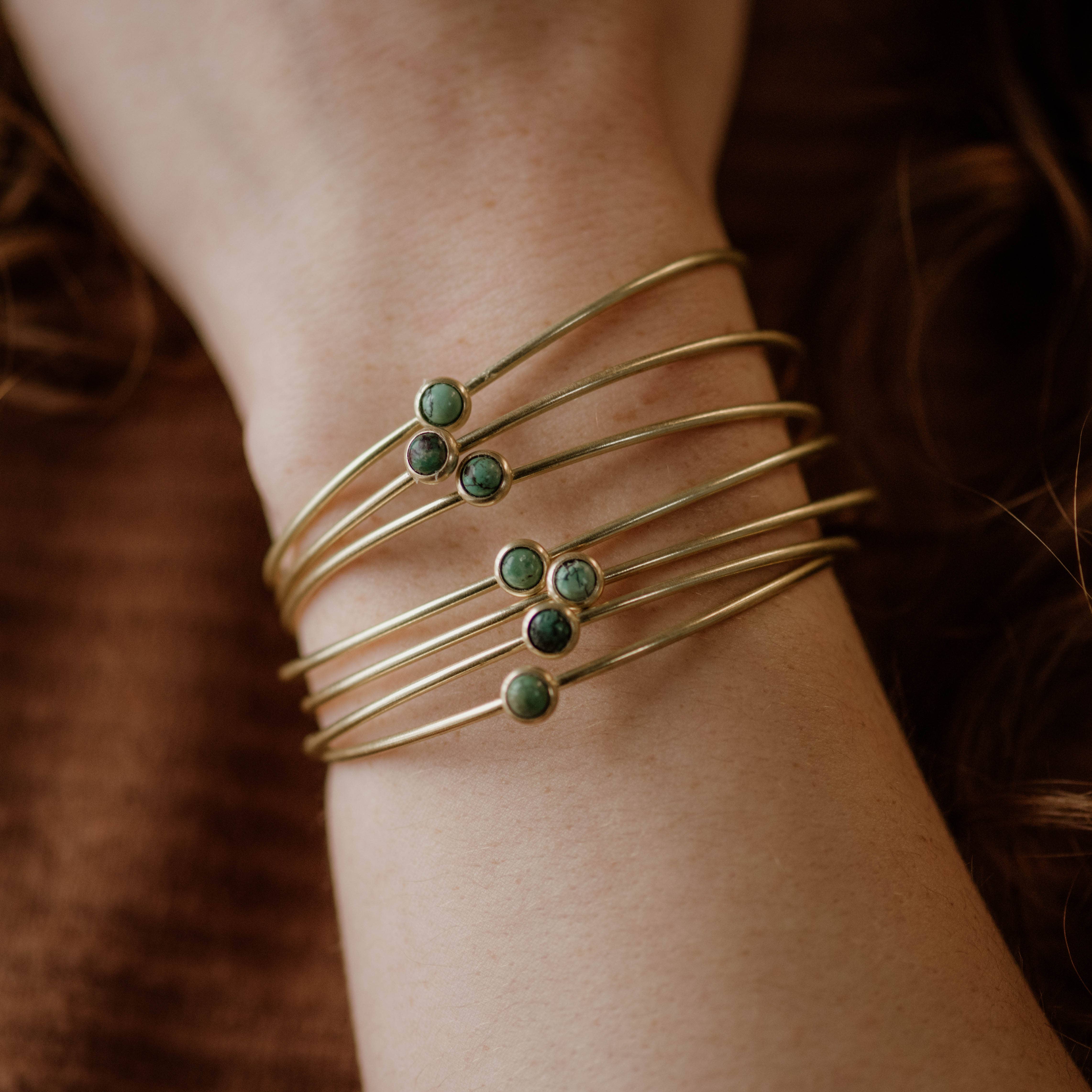 Commonform - Wholesale Cuff Bracelet - Hyalite Stacker // Turquoise0