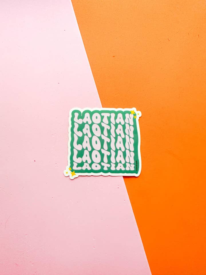 Laotian Vinyl Sticker for wholesale by Nuoc Mami