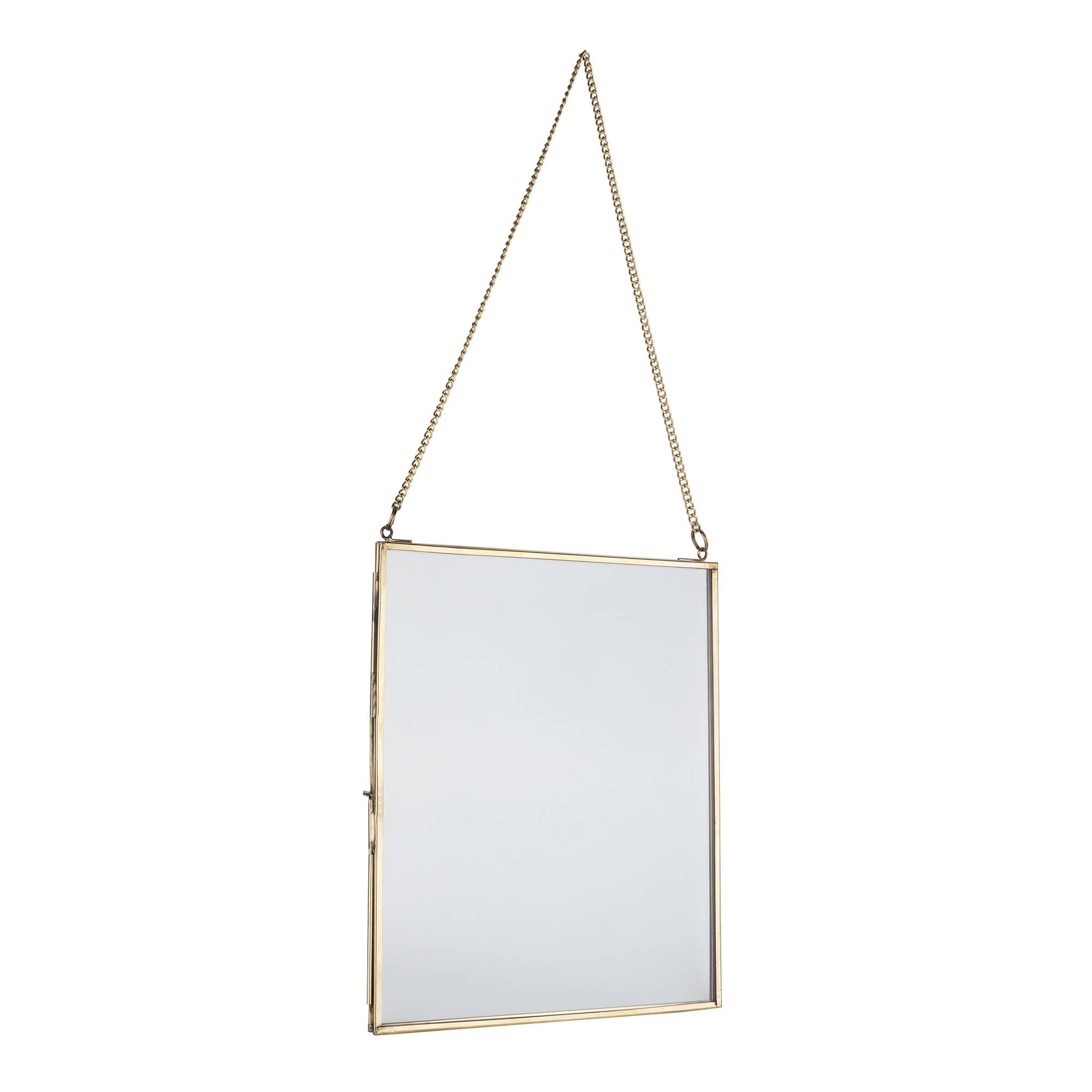 Alza – wholesale Picture frame – Hand-made real Brass and glass photo frame hanging 12
