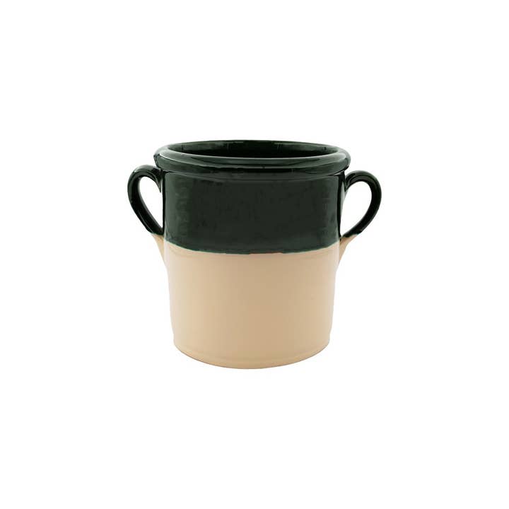 LOLIVA - Vendita all'ingrosso Barattoli decorativi - Capasa "Salentina" h. 15 cm - Linea Bicolore9