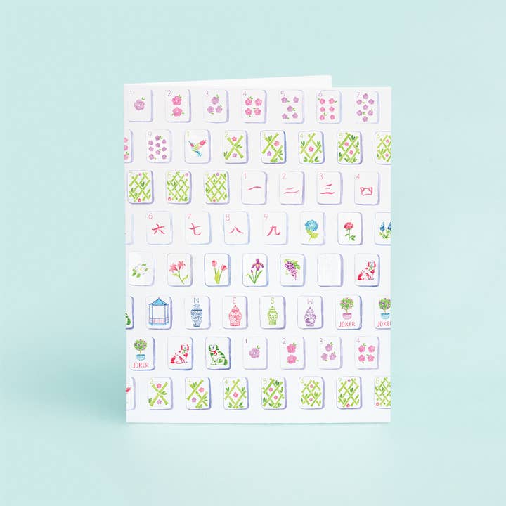 Taylor Paladino - Wholesale Everyday Greeting Card - Mahjong