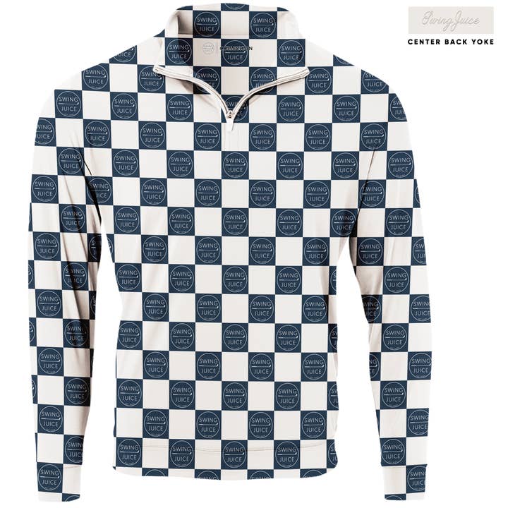 Golfe SJ Checkerboard masculino com fecho quadriculado por atacado de SwingJuice