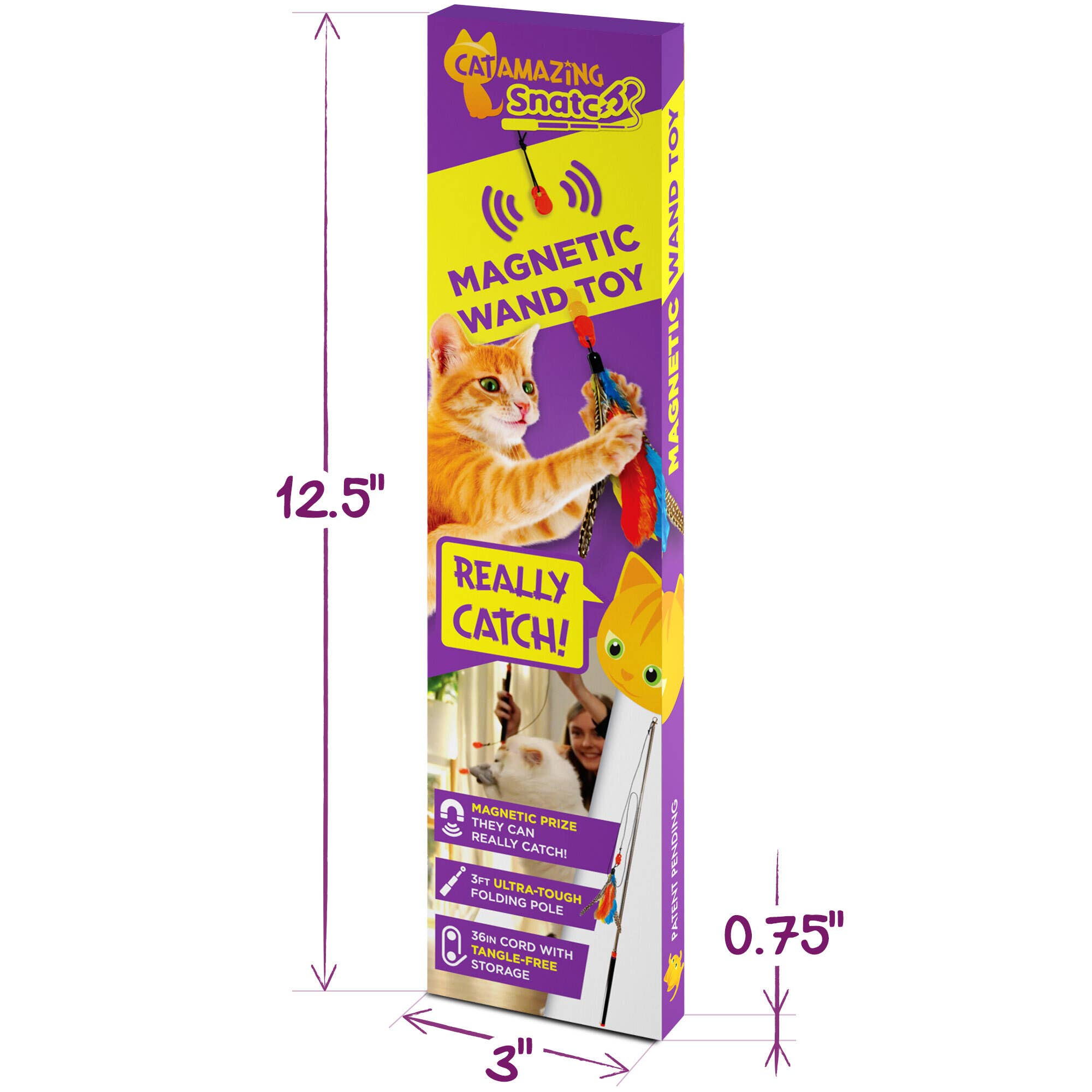 Cat Amazing - Wholesale Pet Toy - Cat - Cat Amazing SNATCH – Magnetic Wand Toy – Really Catch!5