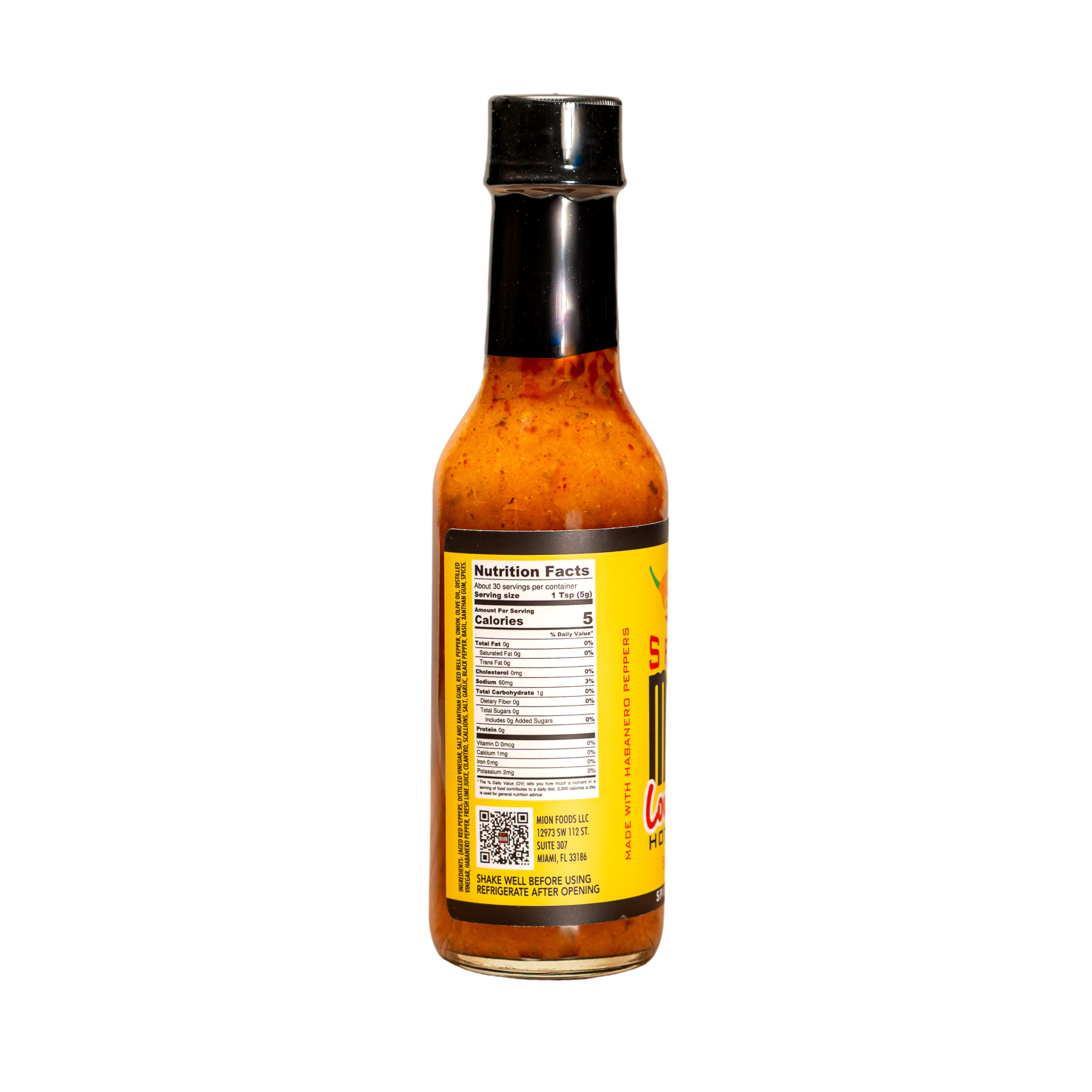 Spicy Mion Hot Sauce - Wholesale Hot Sauce - 1 Spicy Mion LOUISIANA STYLE Hot Sauce - 5 FL OZ2