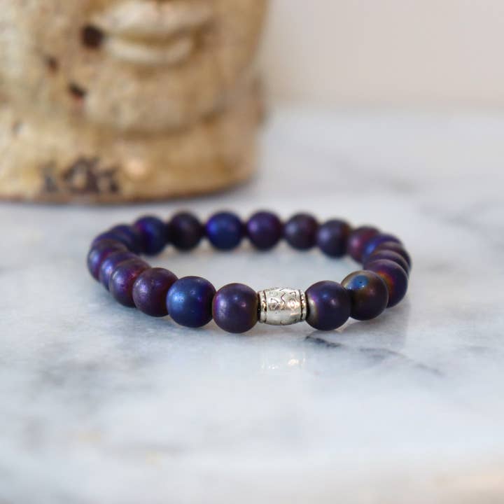 Alora Boutique Inc. - Wholesale Beaded Bracelet - Hematite/Aventurine Bracelets (Assortment) - Calm and Discipline1