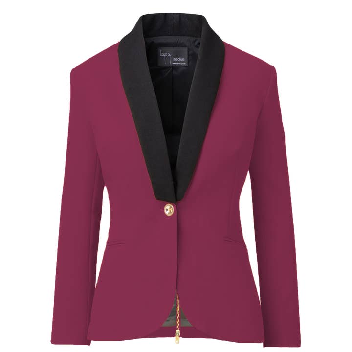 Blazer Rebellious Stretch Boss - Fuchsia pour la vente par Layo G
