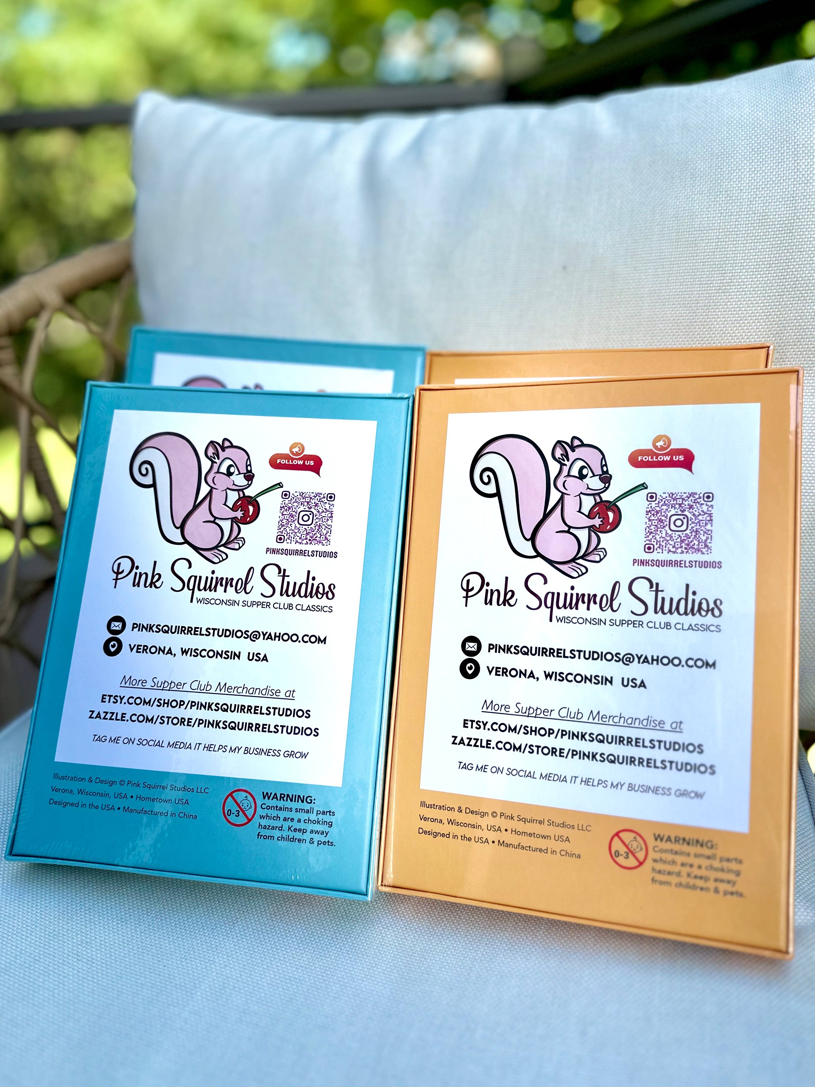 Pink Squirrel Studios - Wholesale Puzzle - Adult - Wisconsin Supper Club Map - Puzzles  500pc (SERIES 1)6