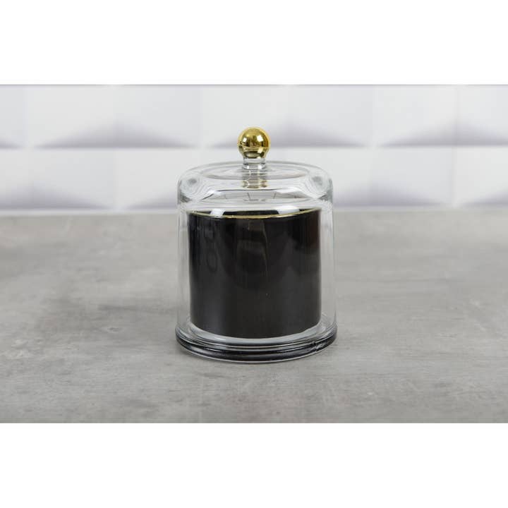 AULICA - Wholesale Jar/Filled Candle - Black and gold bell candle with tonka scent1