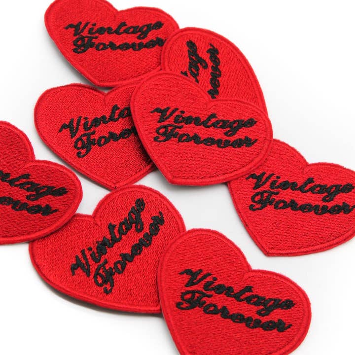 Project Pinup - Venta al por mayor Parches - Parche bordado para planchar vintage Forever Heart3