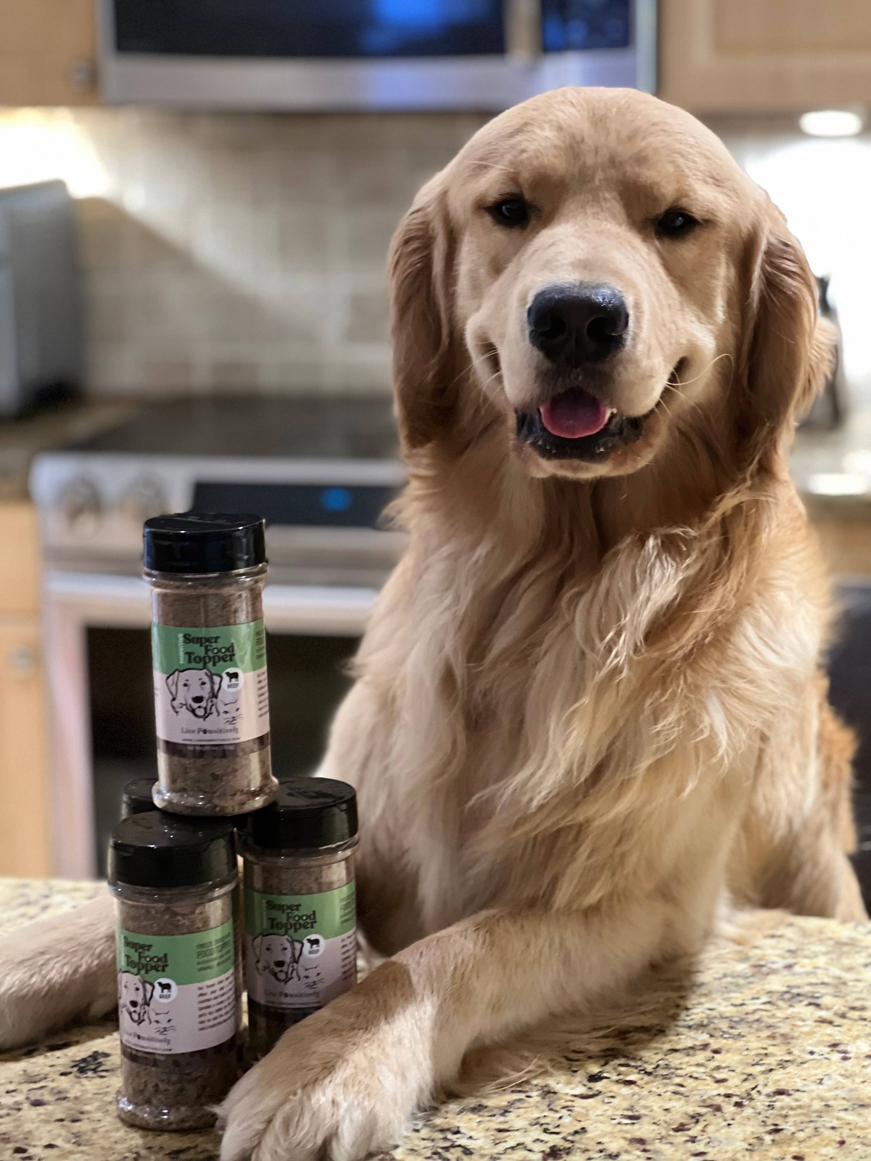 Live Pawsitive - Vente Nourriture – chien - Superfood Toppers et protéines de votre choix 6 oz3