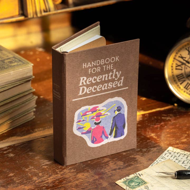 Novel Book Store - Wholesale Travel Wallet - 'The Handbook For the Recently Deceased', Beetlejuice 1988 Passport/Notebook Wallet