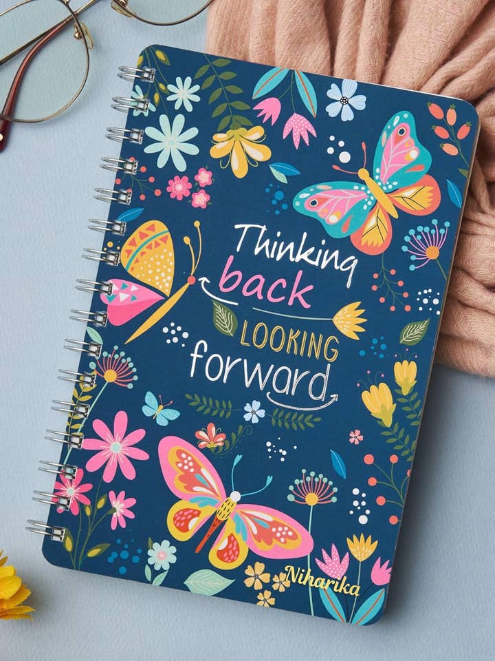 8.25 x 5.70in - A5 Wiro Bound - Yearly Undated Planner - Act for wholesale by Doodle