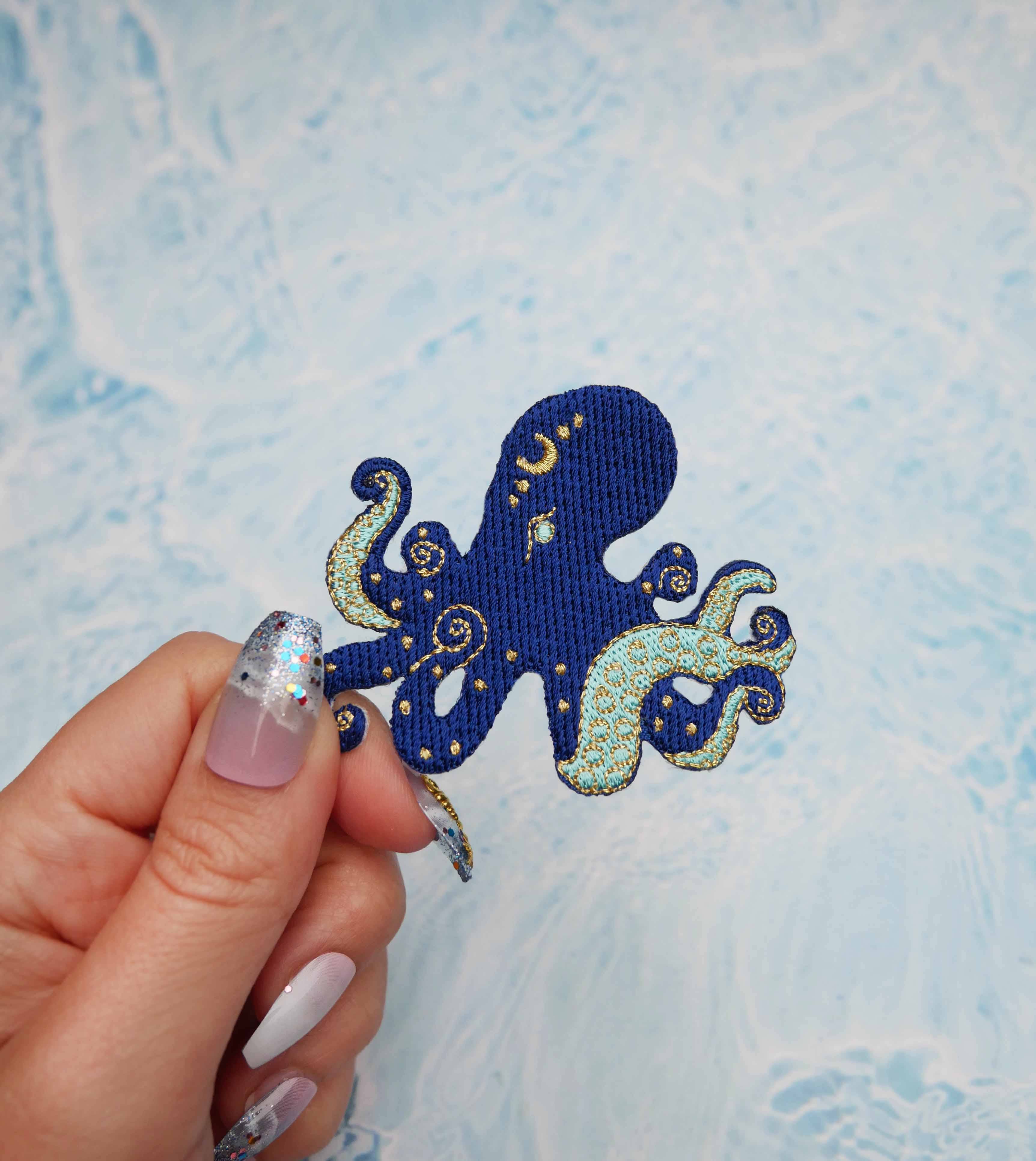 MALICIEUSE - Wholesale Patch - Iron-On Patch Octopus1