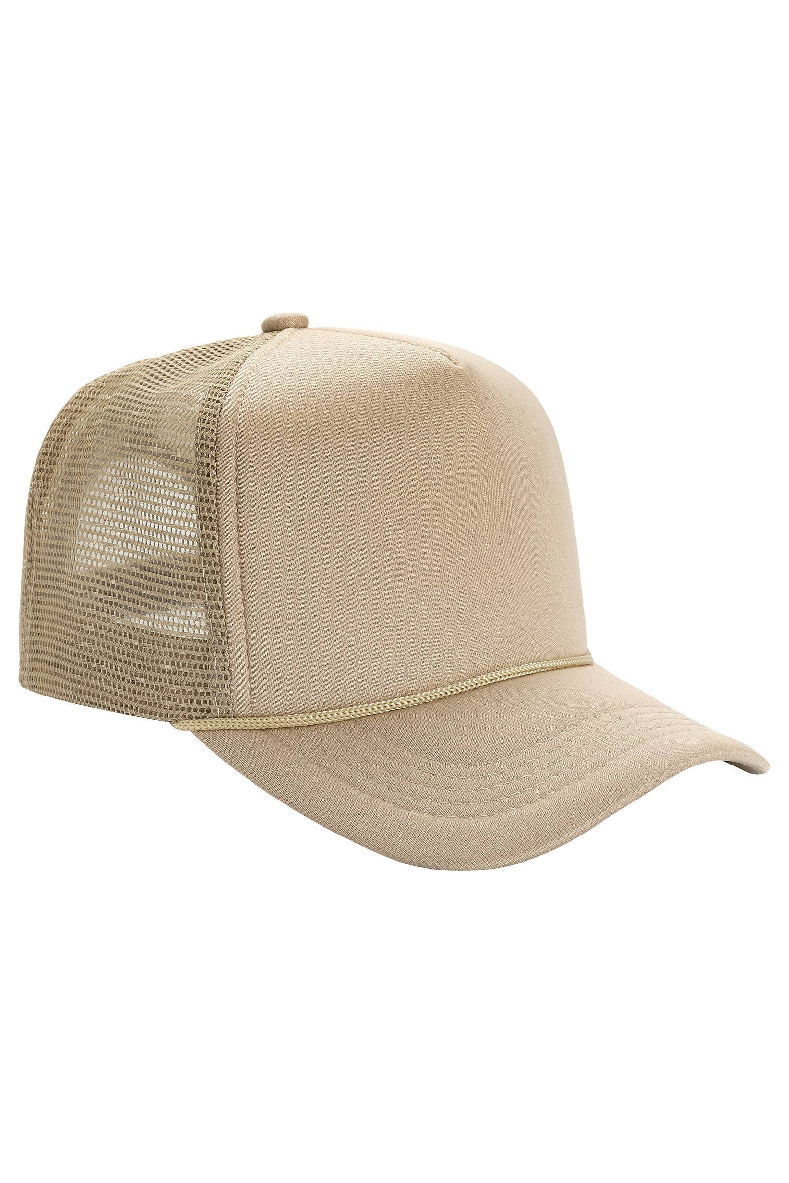 Cap Zone - Wholesale Trucker Hat - Unisex - Solid Five Panel Foam Trucker Hat8