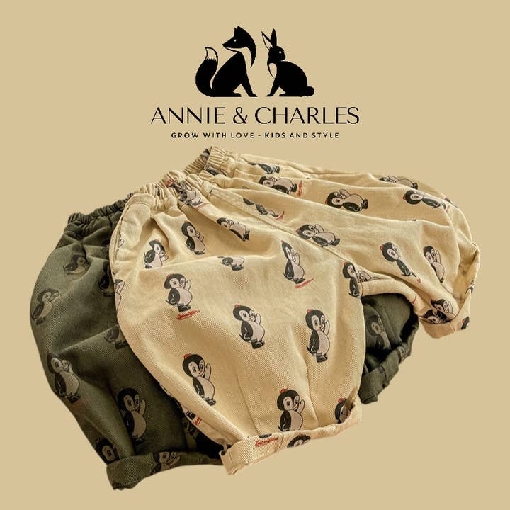 Annie & Charles - Wholesale Pants - Kids - Annie & Charles® Cotton Pants PINGU4