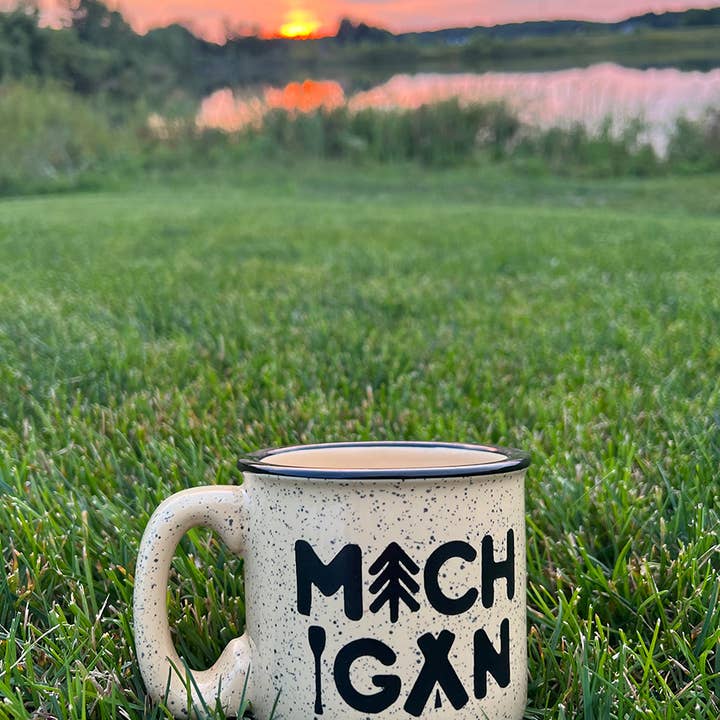 Michigan Awesome - Wholesale Coffee Mug - Michigan Outdoors Campfire Mug2