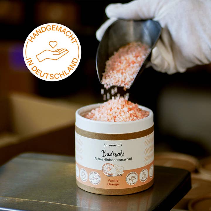 puremetics GmbH - Venta al por mayor Sales de baño - Sales de baño 'Vainilla Naranja'4