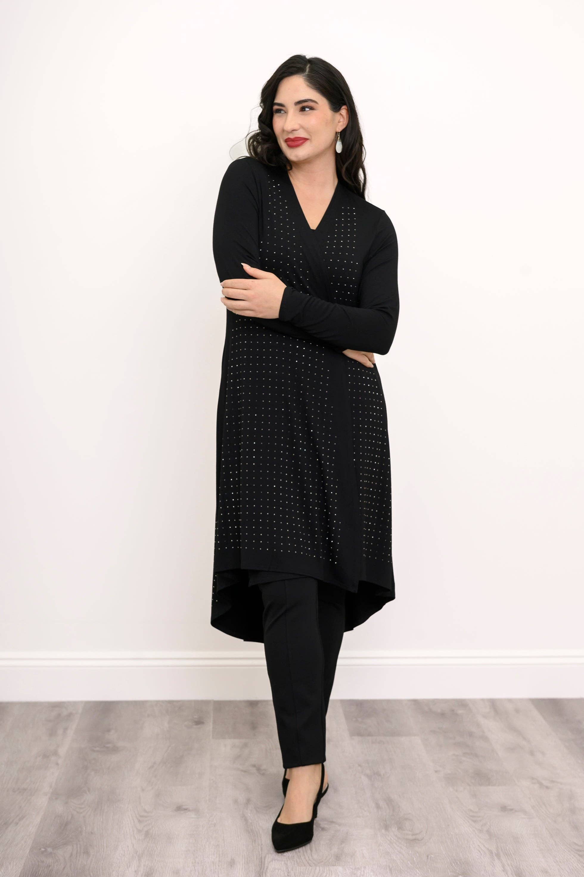 Blue Sky Clothing Co LLC – wholesale Jacka - Dam – Priscilla Jacka, Svart Diamant, Bambu0