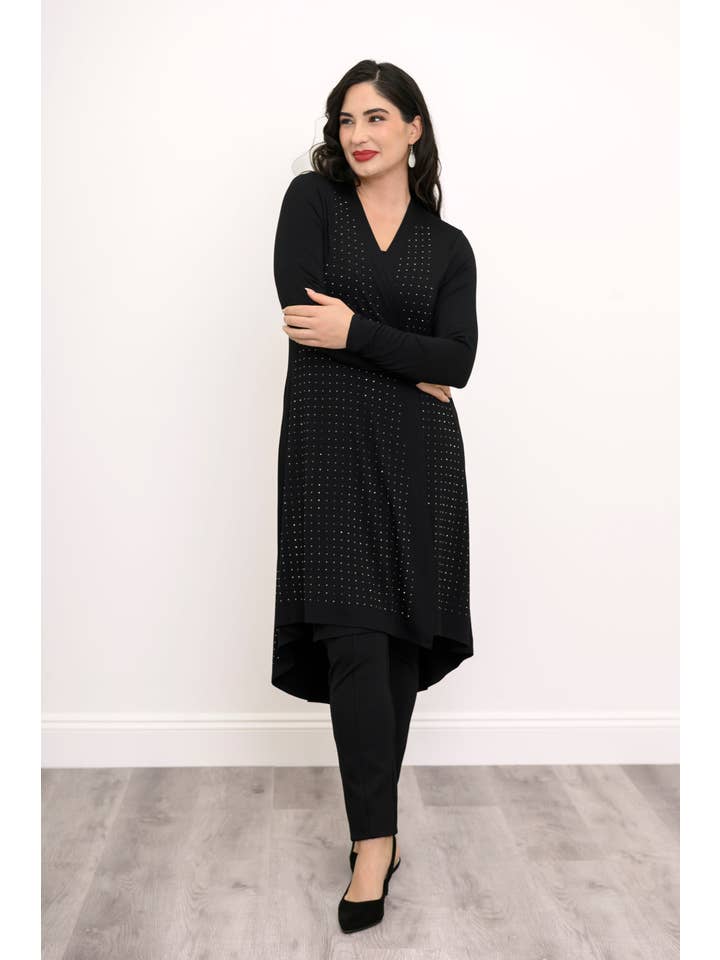 Blue Sky Clothing Co LLC – wholesale Jacka - Dam – Priscilla Jacka, Svart Diamant, Bambu