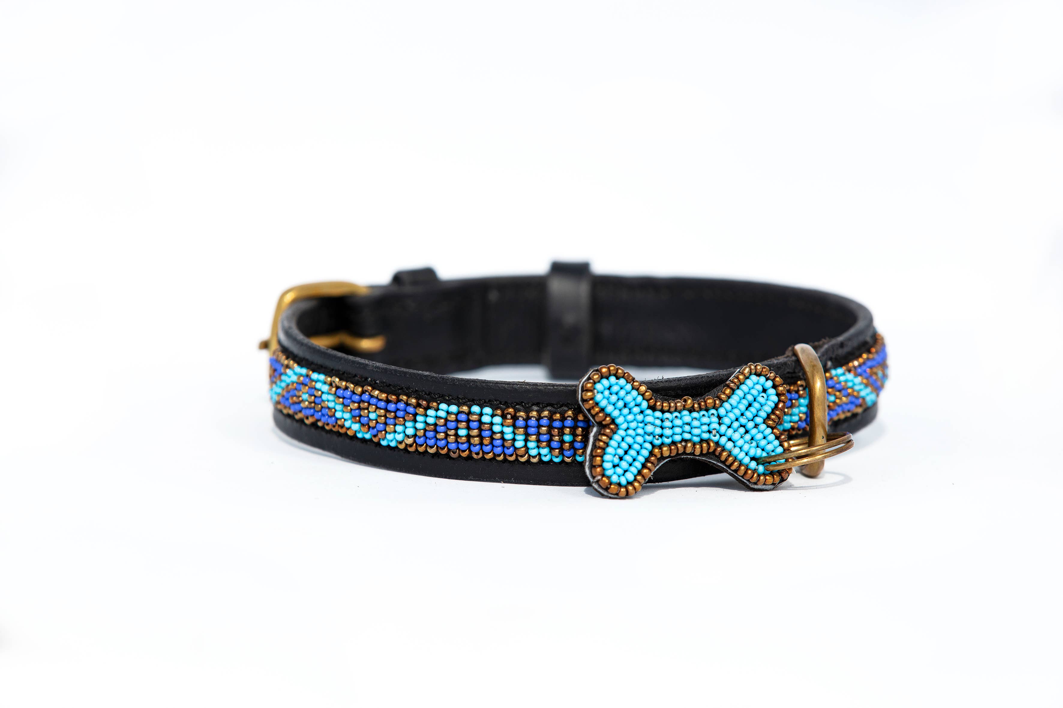 Kampuni - Wholesale Pet Collar - Dog - Dog collar Skinny Kabaka blue0