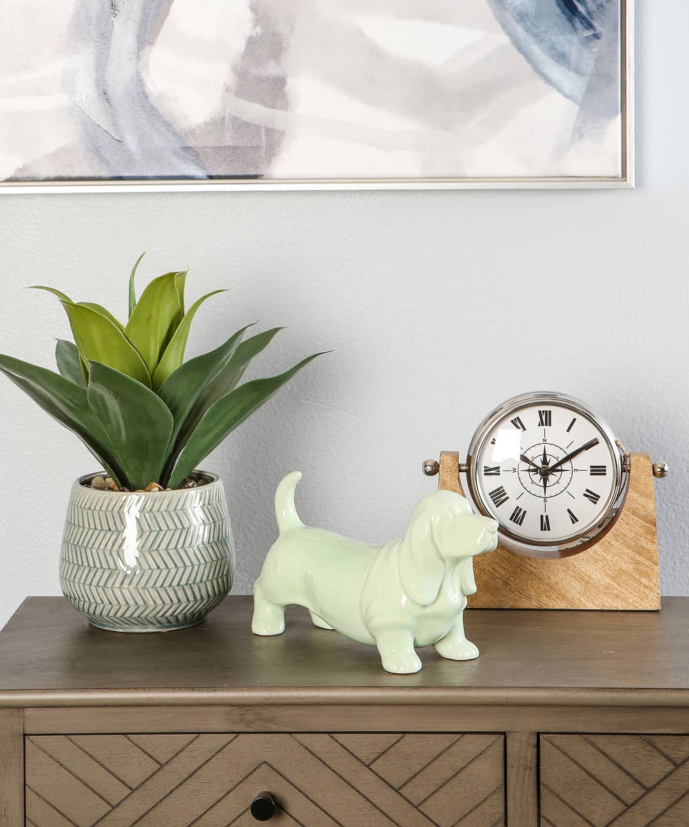 NAYOTHECORGI – Großhandel Dekofigur – Stehende Basset Hound Keramikstatue13