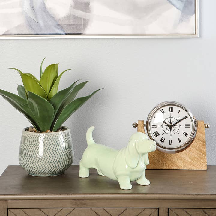 NAYOTHECORGI – Großhandel Dekofigur – Stehende Basset Hound Keramikstatue13