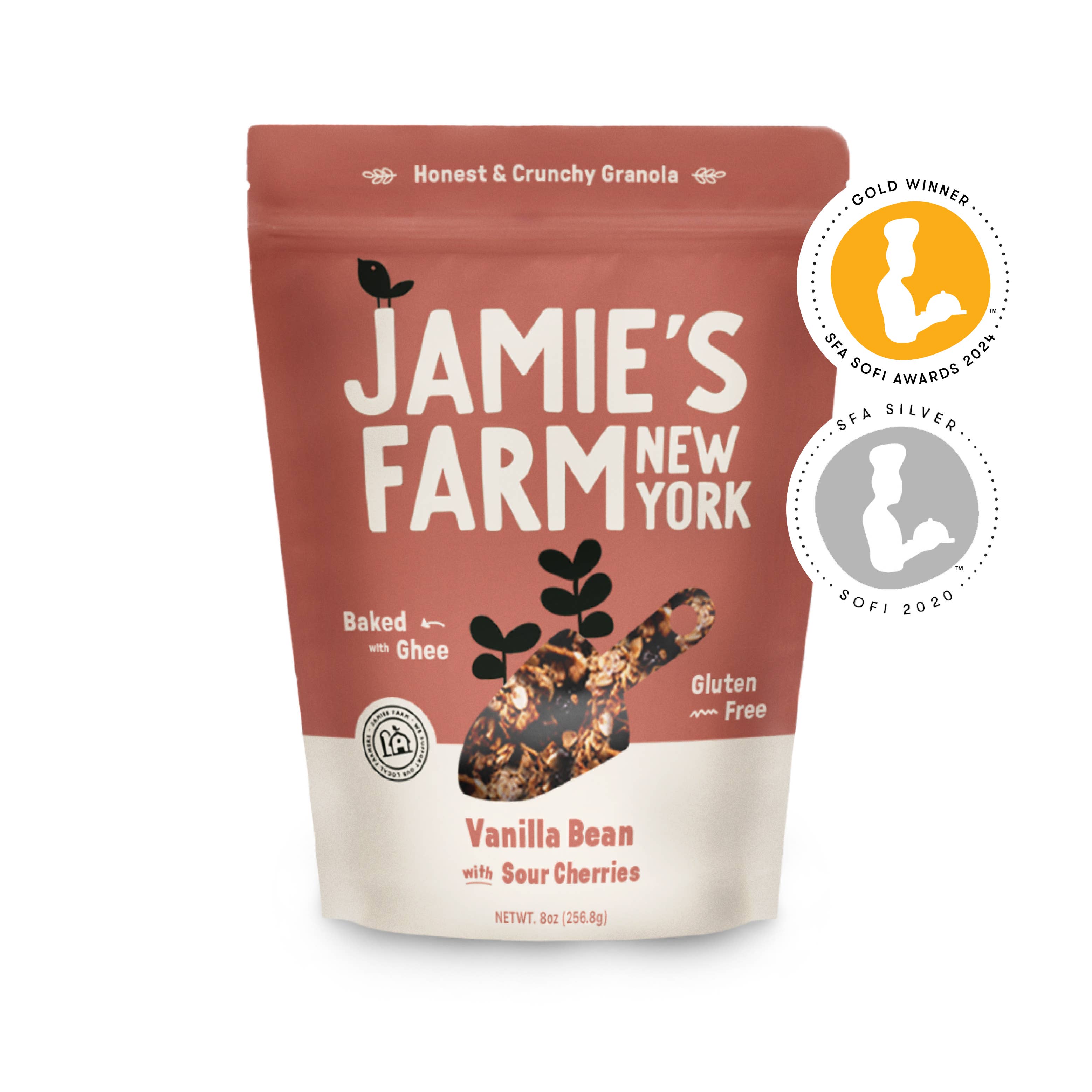 Jamie's Farm - Wholesale Granola - Vanilla Bean Granola with Sour Cherries - Gluten-Free + OG1