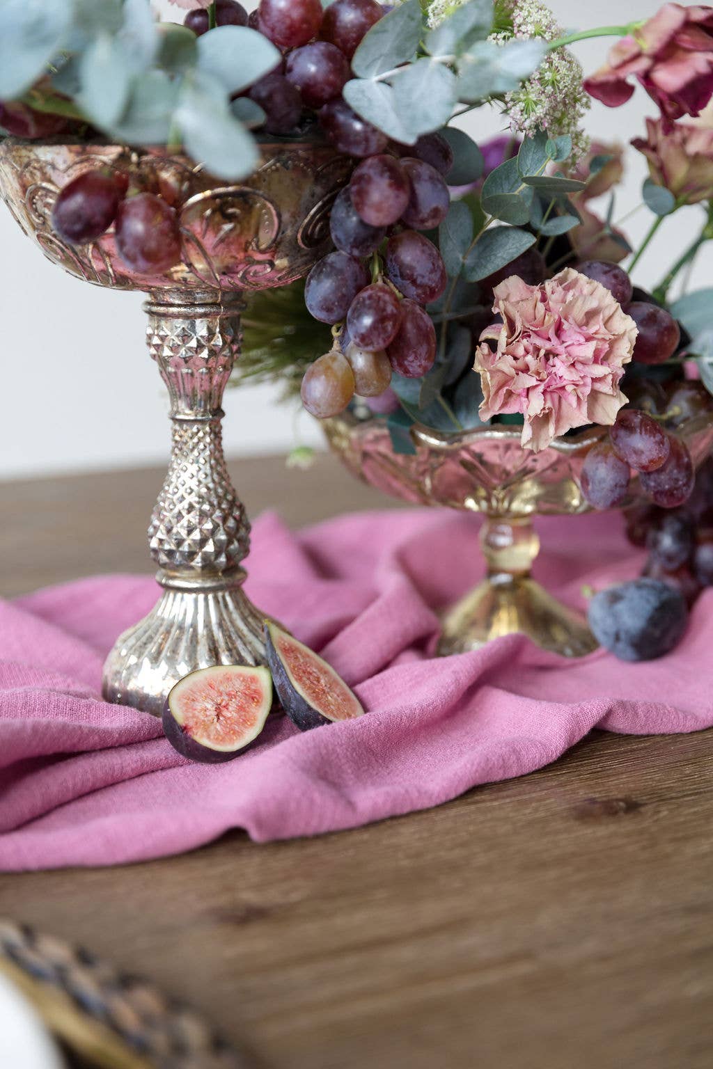 Bluum Maison – wholesale Table runner – Mulberry Cotton Gauze Cloth Table Runner1