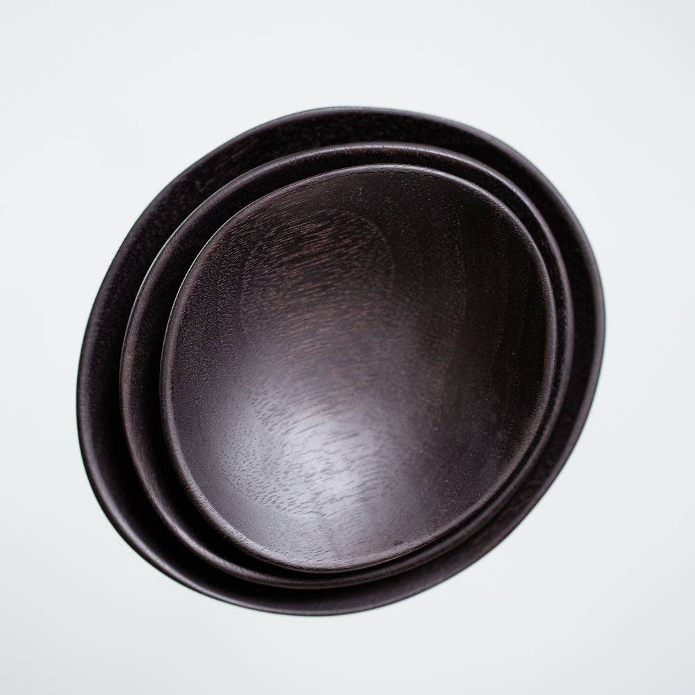 Blanc Creatives - Wholesale Decorative Plate/Dish/Bowl - Noir Pinch Bowl Trio1