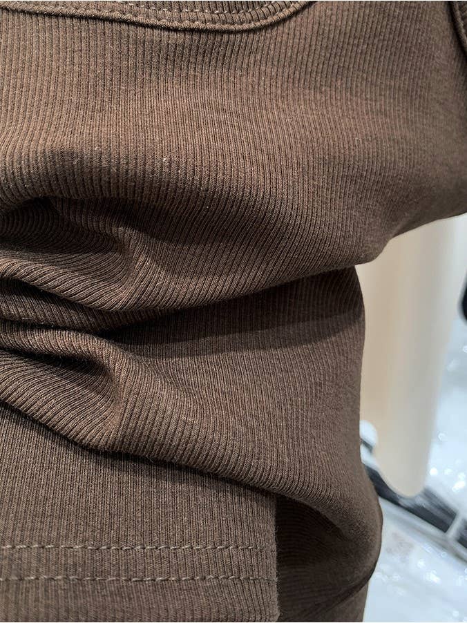 Rosa Clothing - Wholesale Tank Top - Women's - 2025 summer Basic daily rib fitted Racerback tank top6