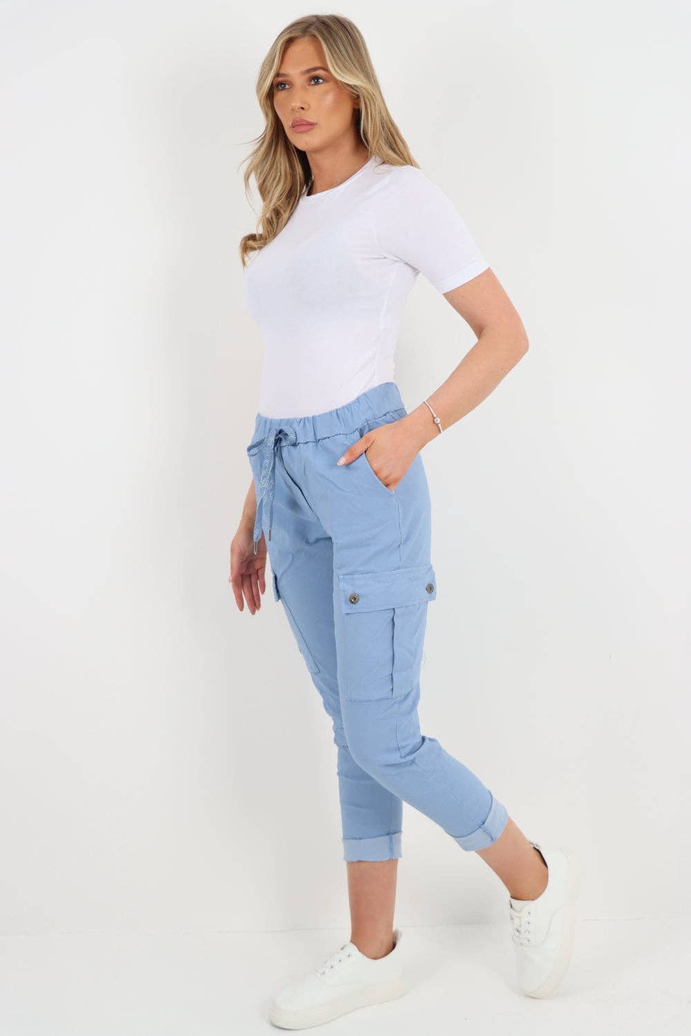 Miss Bold - Wholesale Pants - Women's - Italian Cargo Magic Trousers13