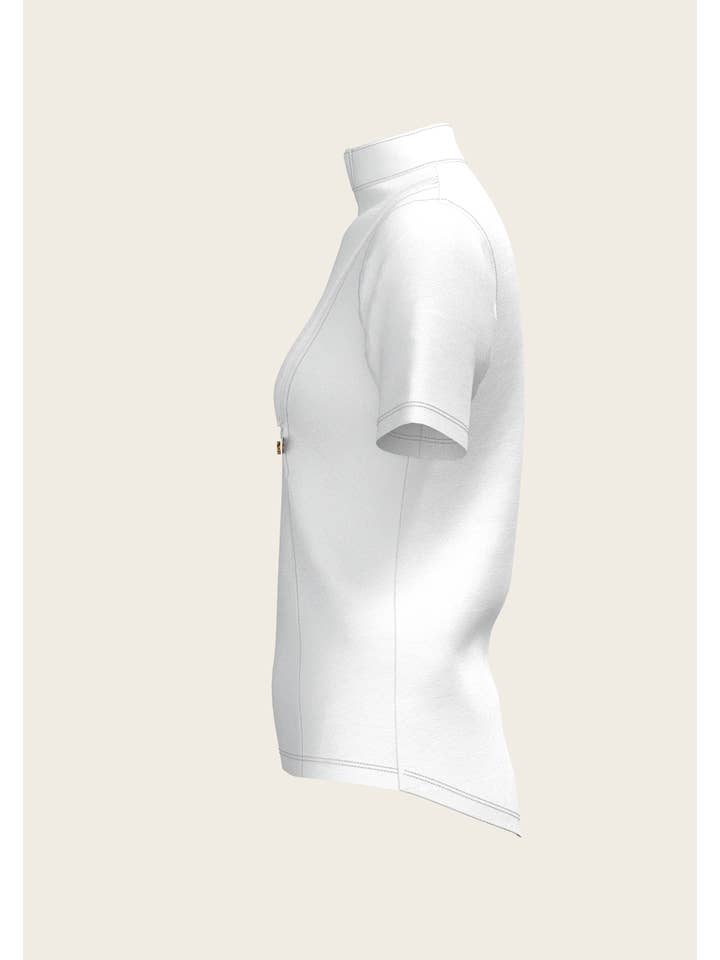 Espoir Equestrian – wholesale T-shirt – women's – Short Pleated Short Sleeve Show Shirt13