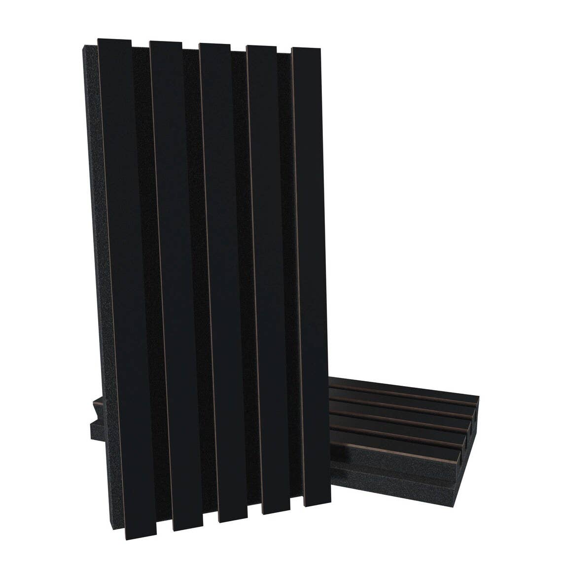 ATB-Sound sp. z o. o. - Vente Panneaux décoratifs - Panneaux acoustiques en bois à lattes « Pole-HALF » | Son et style0