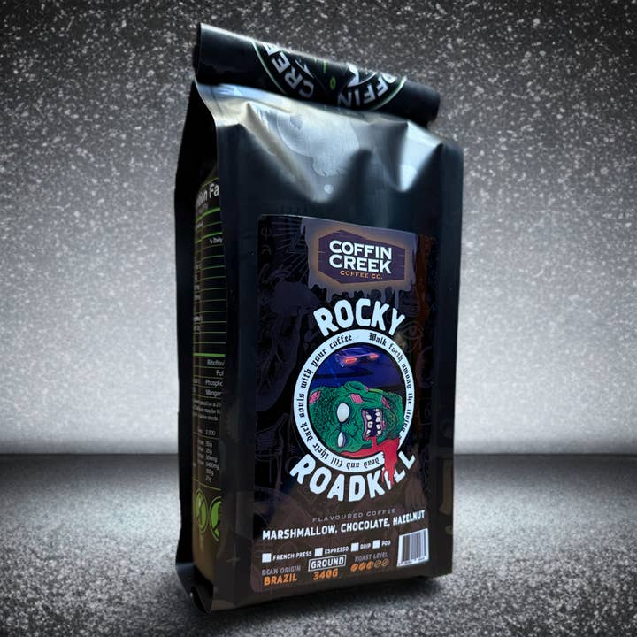 Coffin Creek Coffee - Wholesale Coffee Beans - Rocky Roadkill - Rocky Road Flavor0