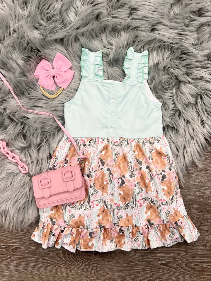 Two Cute Boutique LLC - Wholesale Dress – Kids - Pony Pal Dress