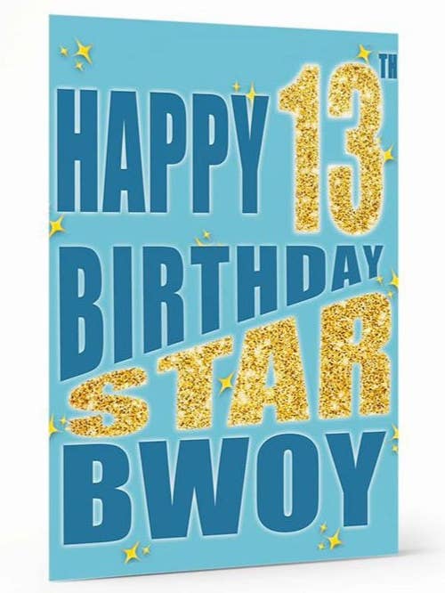 Alles Gute zum 13. Geburtstag Star Bwoy für den Großhandel von In Ya Feelings