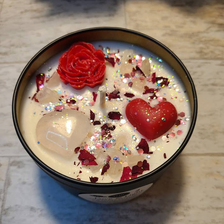 WBC Shops - Wholesale Jar/Filled Candle - Love and Light Soy Intention Candle, for Self Love2