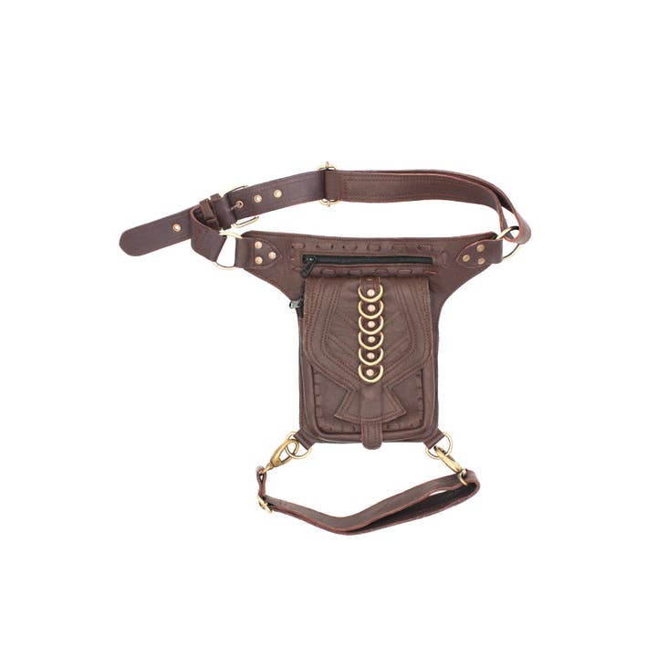 Lakhays Collection Inc. - Wholesale Belt Bag - Women's - D-ring Leaf Belt Bag