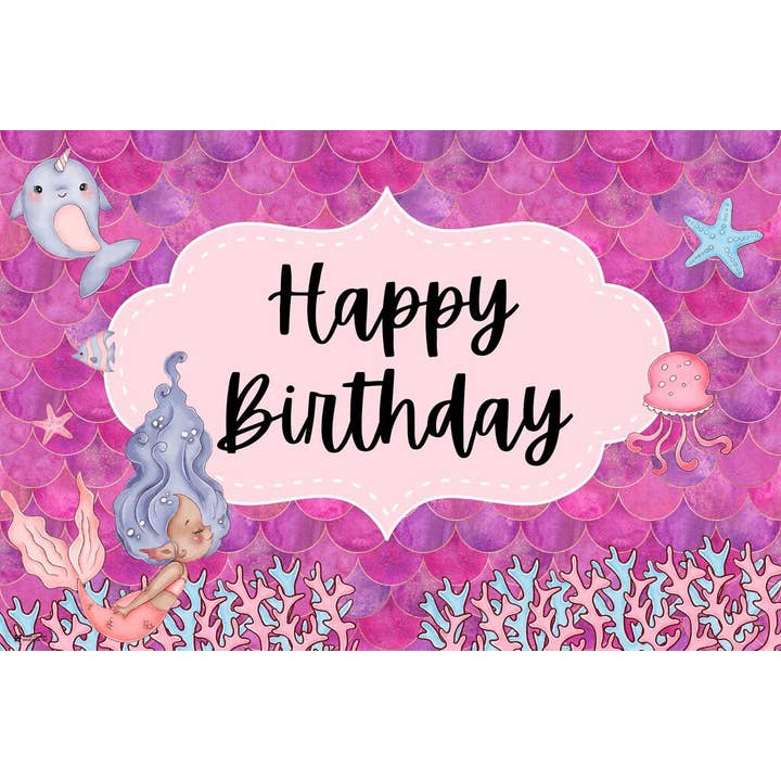Mermaid Birthday Decorations Party Supplies for wholesale by Gotham Gifts