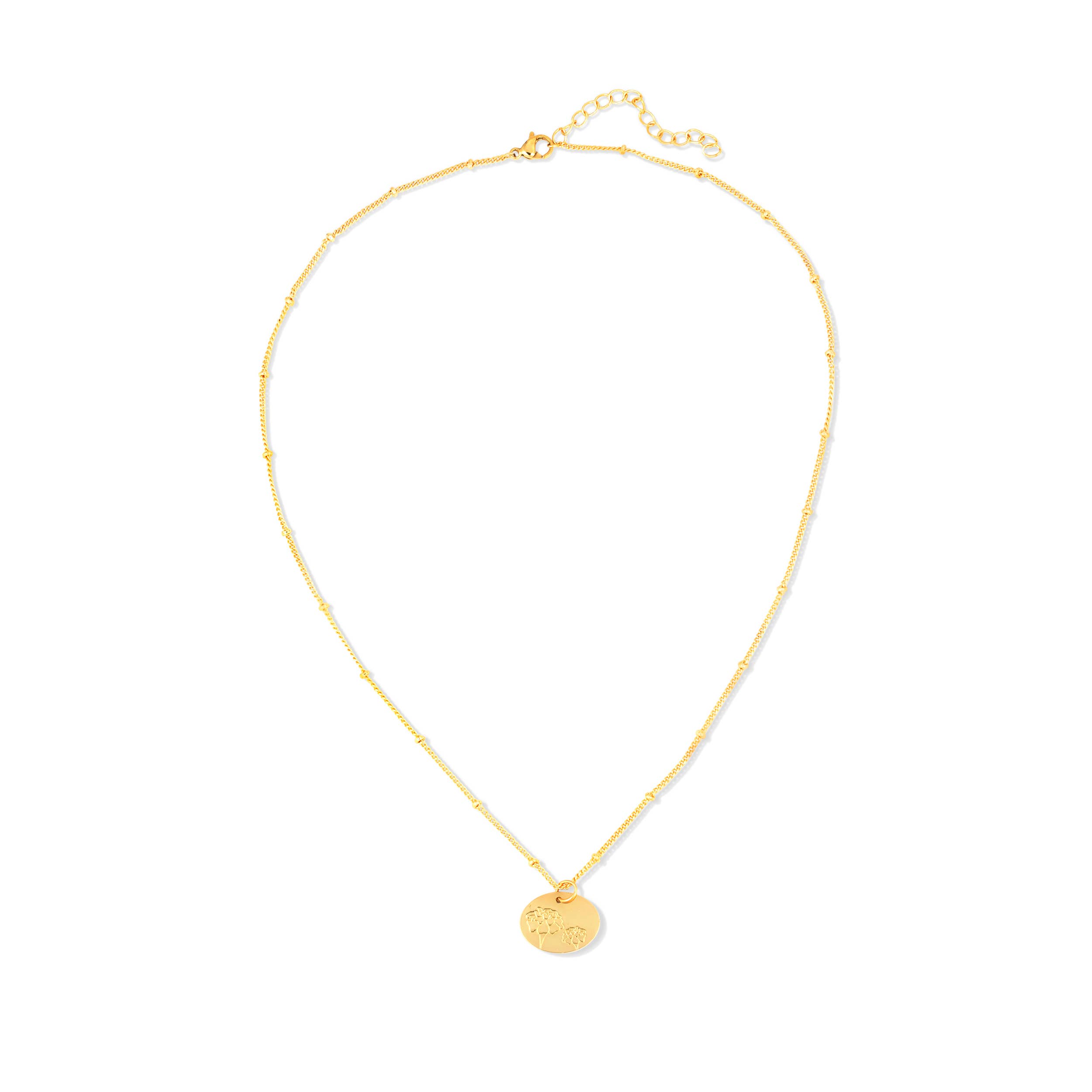 Lucky Feather - Wholesale Pendant/Charm Necklace - Birth Flower Necklace - October1