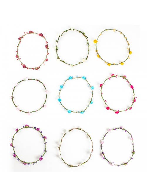 KALID MEDIEVAL - Wholesale Costume – Child - FINE FLOWER CROWN - ST4574