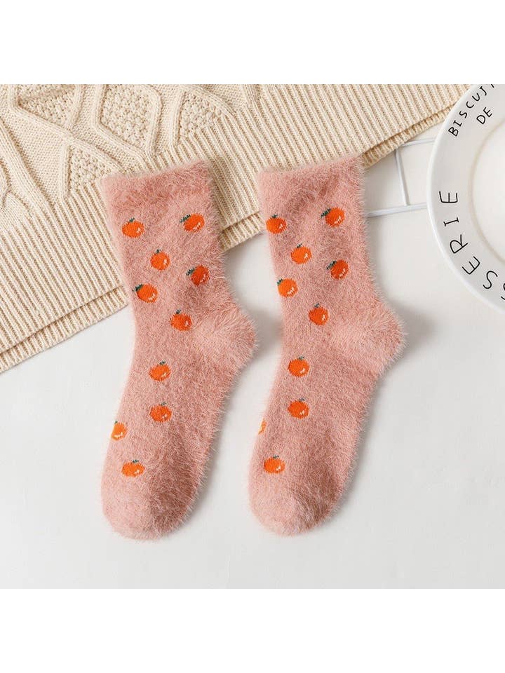 JOSSLYN by wall to wall - Wholesale Socks - Women's - WARM CHINLON SOFT FLEECE FUZZY SOCKS | 40S020533