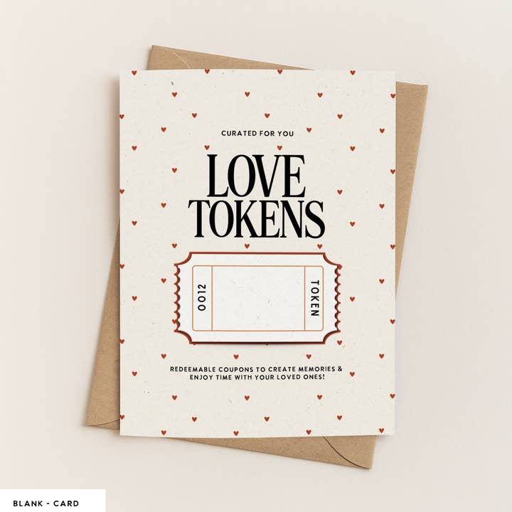 Blank Love Coupons - Customizable Experience Gift (TC131) for wholesale by Curated for You Gifts