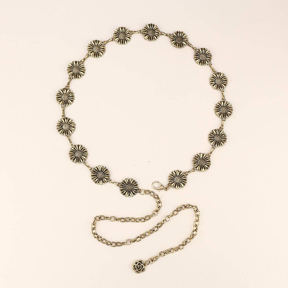 SALINA TRADING INC – Großhandel Gürtel – Damen – Metallkettengürtel mit Schmetterlings- und Herzdesign17