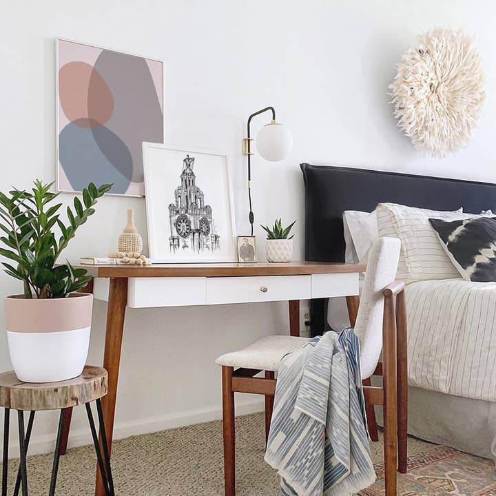 Liverbuilding Black & White Print for wholesale by Grace Emily Design