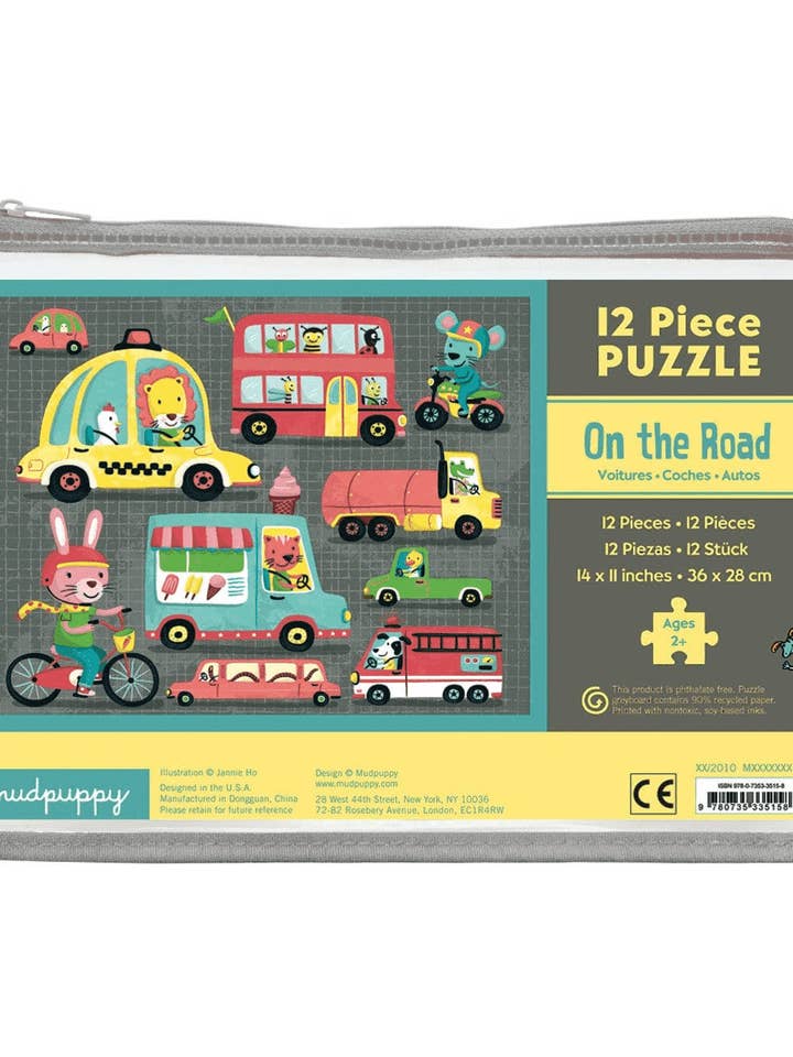 On the Road Pouch Puzzle for wholesale by Chronicle Books