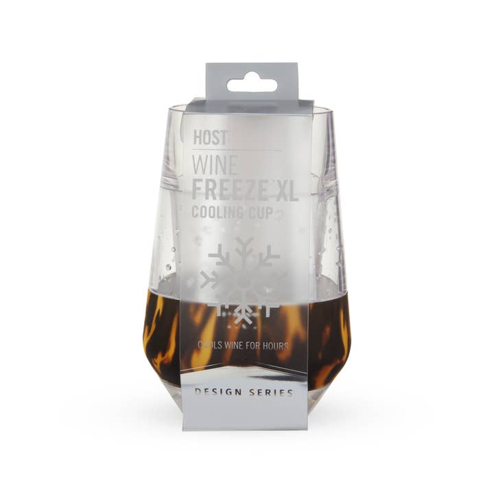 HOST - Wholesale Wine Glass - Wine FREEZE XL Cooling Cup in Tortoise1