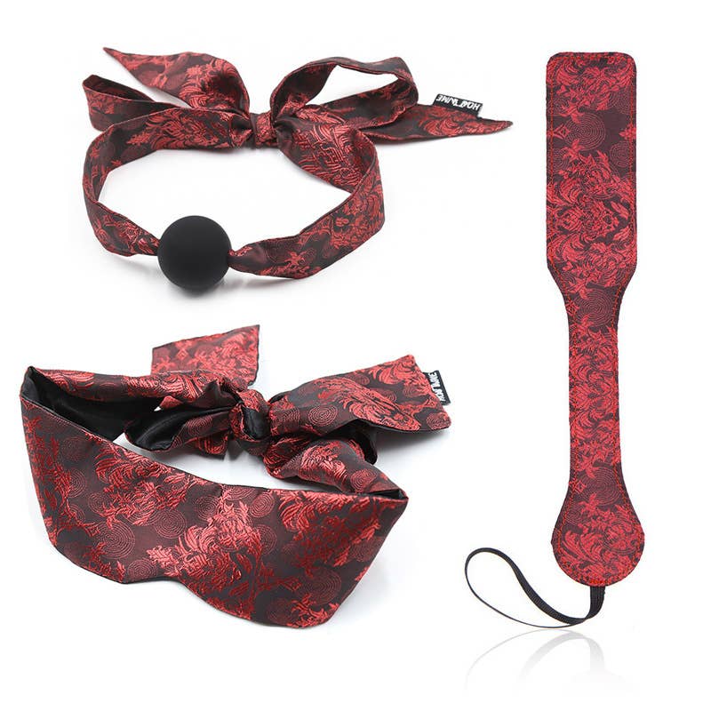 Tourtiwi - Vente Sex toys - Ensemble de bijoux sexuels imprimés menottes et attaches de pieds29