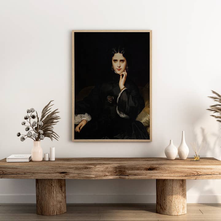 Sugar & Canvas - Wholesale Art Print - European Vintage Rustic Madame de Loynes Art Print VP138